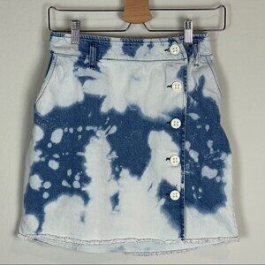 BDG Urban Outfitters Distressed Denim Mini Skirt S